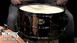 Video thumbnail for Ludwig 13x7 Black Magic Brass Snare Drum by Memphis Drum Shop