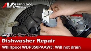 Whirlpool Dishwasher Repair: Not Draining - Drain Pump