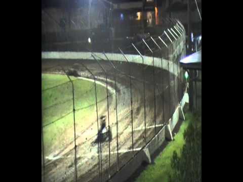 POWRI World Midget Championship - Round 7 - A-Main - Lismore Speedway - 31.01.14