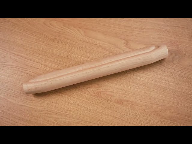 Video teaser for Wood pizza roller DELÍCIA, 40 cm, ∅ 5 cm