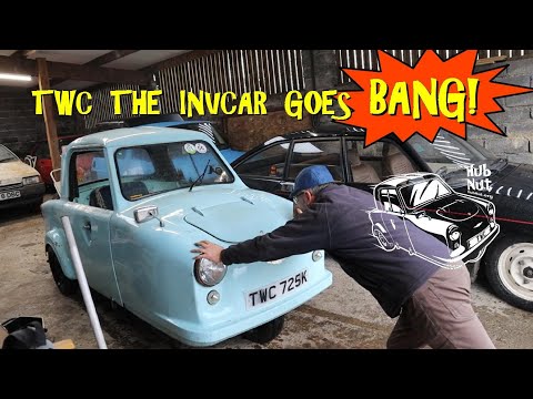 TWC the Invacar goes BANG, also, oil leak located.