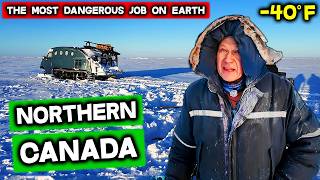 He Lives Alone On A Frozen Lake In Northern Canada