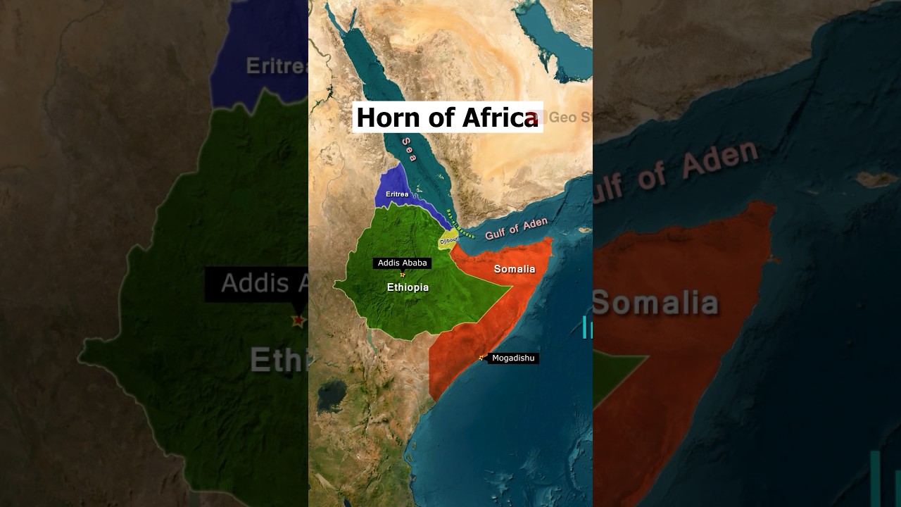 Horn of Africa ( अफ्रीका का सींग ) World Geography Through Animation #geography #upsc #Geostudy