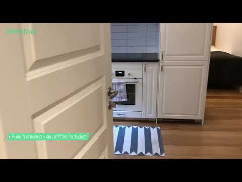 Video Tour | Furnished studio apartment for rent in Malmö