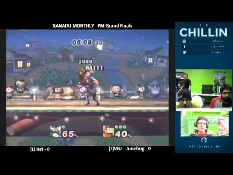 Hat (Sheik/Marth) vs Junebug (Diddy/Ganon) - Grand Finals