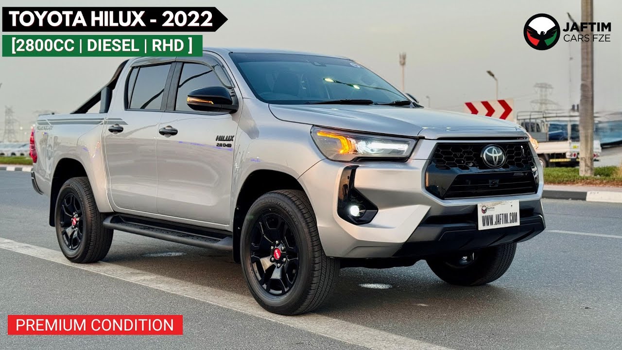 Toyota Hilux DOUBLE CABIN | RHD | AUTOMATIC TRANSMISSION | 2.8L DIESEL | LEATHER SEATS + ROLL BAR + LANE ASSIST video