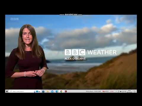 (HD) Alex Osbourne BBC ONE Spotlight weather October 18th 2022 - 60 fps