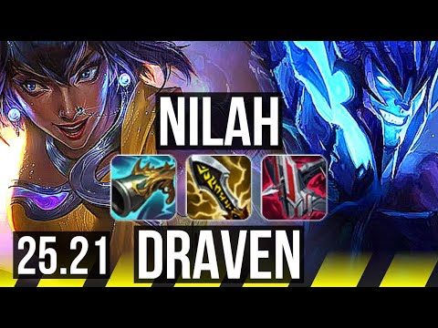 NILAH & Karma vs DRAVEN & Vel'Koz (ADC) | EUW Master | 25.21