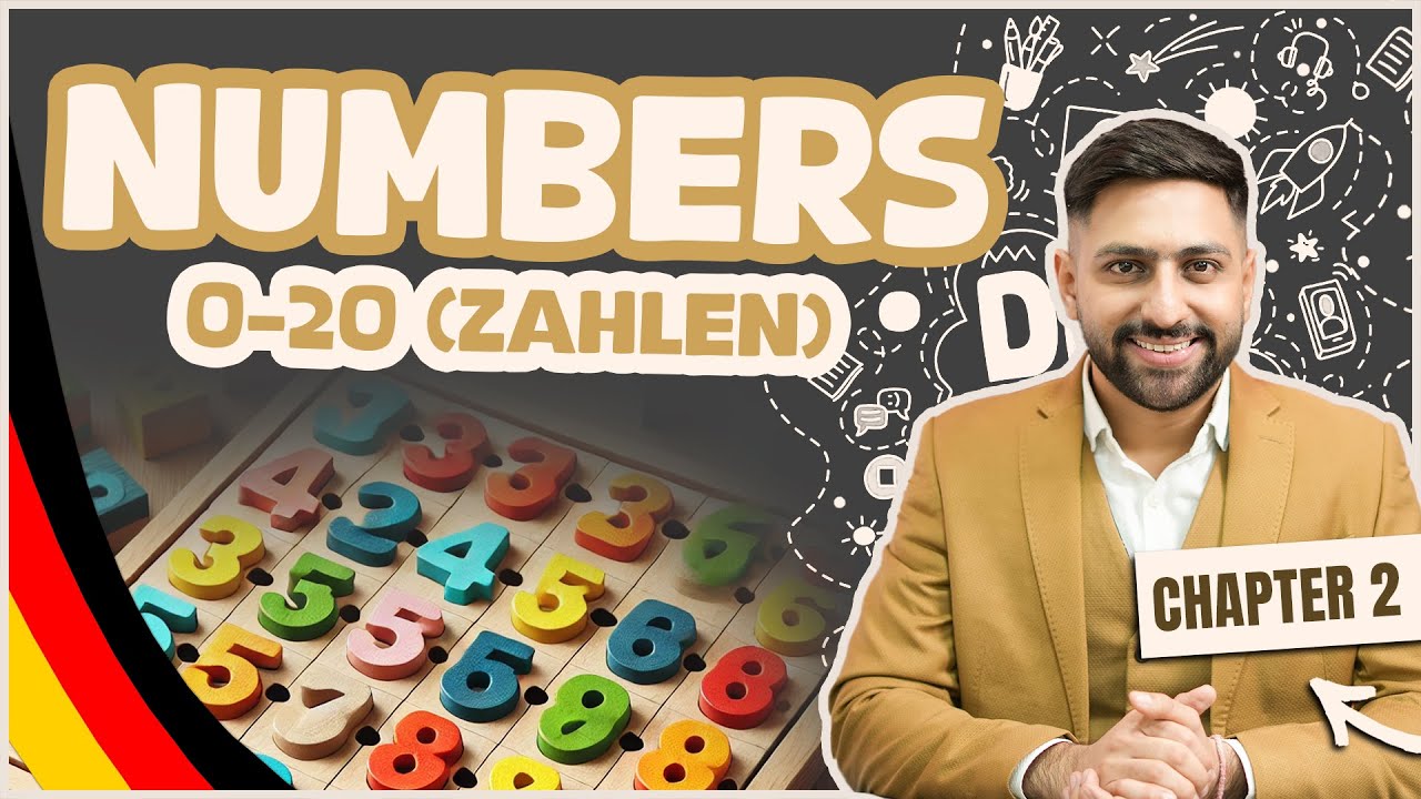 Chapter 2: Numbers 0-20 (Zahlen) | Learn German A1 Series 2025 – Score 100/100 in the Goethe A1 Exam