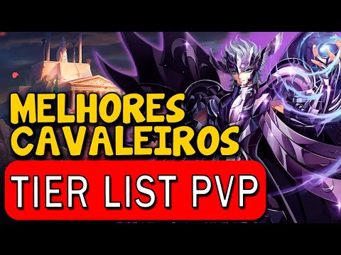 TIER LIST DOS CAVALEIROS QUE MAIS USEM NO PVP - SAINT SEIYA AWAKENING