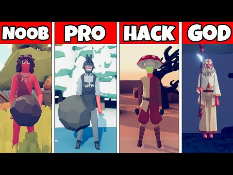 NOOB vs PRO vs HACKER vs GOD: STONER EVOLUTION BATTLE | Totally Accurate Battle Simulator TABS