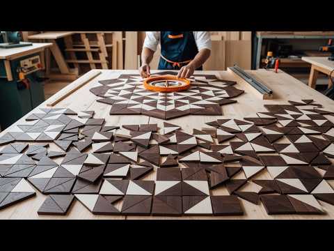 Creative Ideas with 30-Degree Cuts | Unique and Simple Woodworking Project