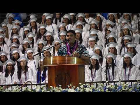 Waiakea High Commencement Speaker Roman De Peralta Performance 2018-2019