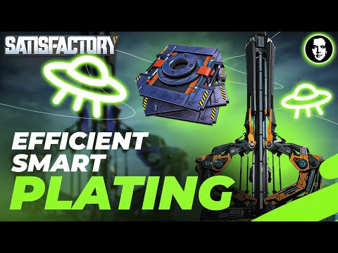 Efficient Smart Plating Factory Tutorial & The Space Elevator - Satisfactory New Player Guide EP8