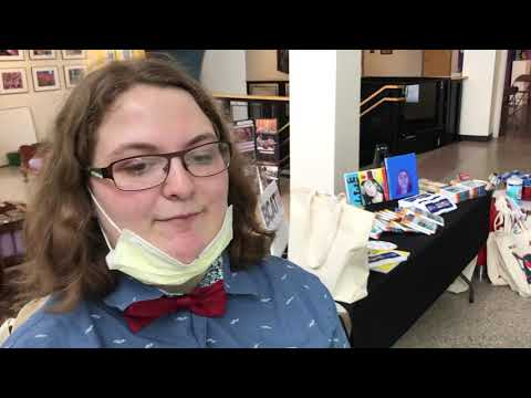 Julia Ramos talks about receiving art supplies from (BCAT)