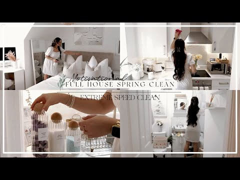 SPRING CLEAN WITH ME | ULTIMATE CLEANING MOTIVATION | RELAXING!