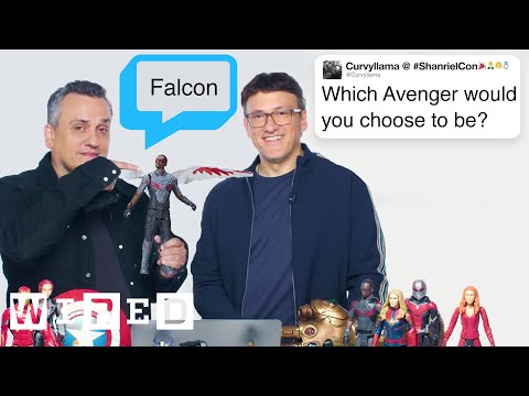 The Russo Brothers Answer Avengers: Endgame Questions From Twitter | Tech Support | WIRED Video