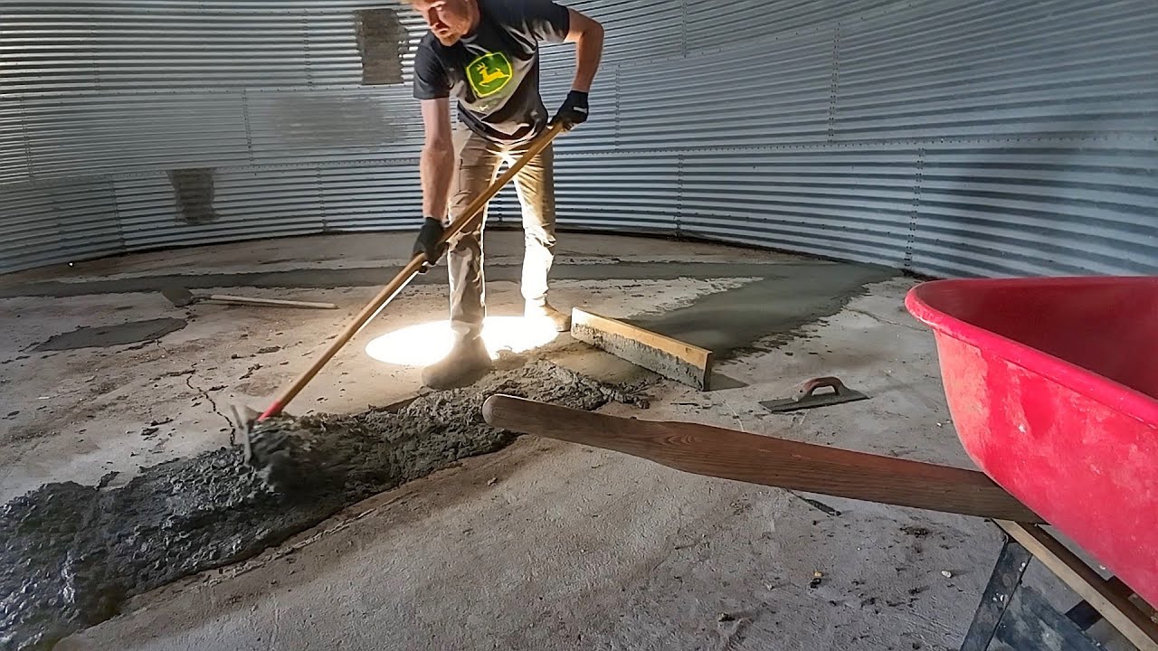 Preparing Old Bin for New Floor