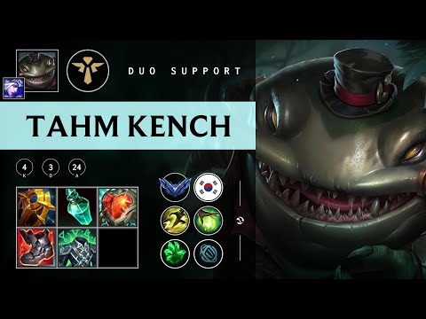 Tahm Kench Support vs Nautilus - KR Diamond Patch 25.24