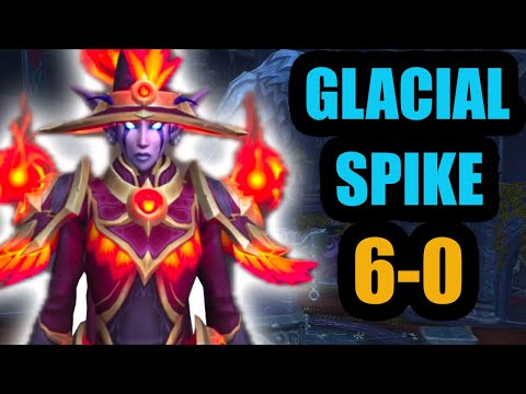 Frost Mage GLACIAL SPIKE destroying Solo Shuffle - The War Within Season 3