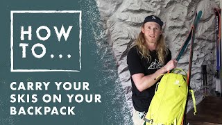 Folge 5: Wie du deine Skier am Rucksack tragen kannst | Salomon Freeski