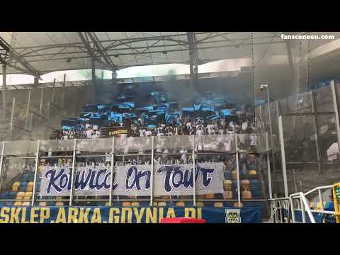 Kibice Kotwicy Kołobrzeg w Gdyni (15.09.2024)