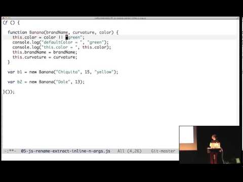 Emacs Rocks at WebRebels! Part 03: js2-refactor