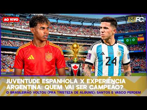 ESPANHA X ARGENTINA: A GRANDE FINAL DA COPA; BRASILEIRO VOLTOU: SANTOS E VASCO PERDEM – Bom dia, QFC