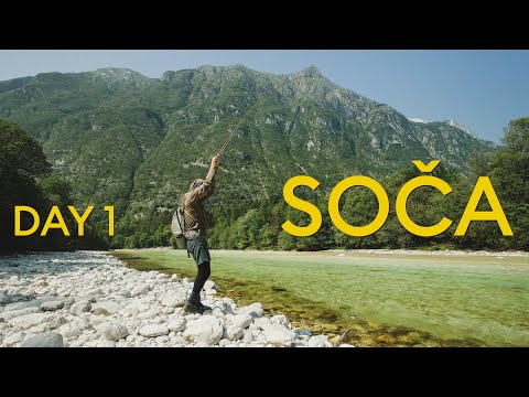 Fly fishing the Soča in Slovenia - Day 1 - Finding marble trout (and fighting with the fly rod)