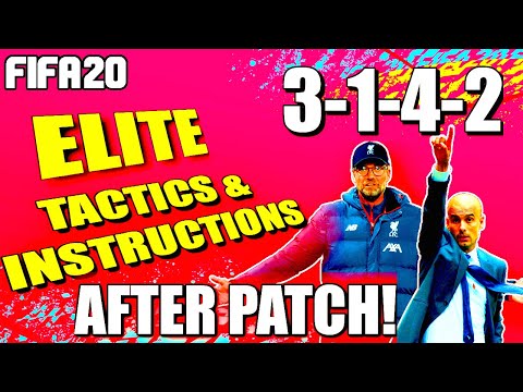 FIFA 20 BEST FORMATION AFTER PATCH! CUSTOM TACTICS & INSTRUCTIONS 3142 - OP ATTACK FOR FUT CHAMPS