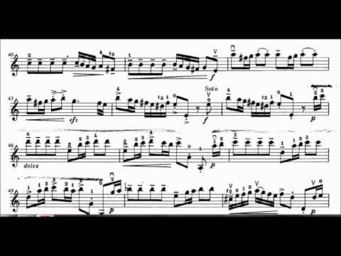 Vivaldi Concerto in A Minor first movement violin sheet music