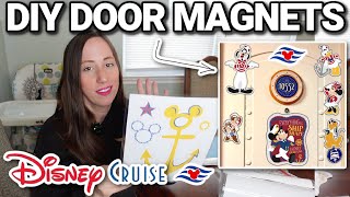 DISNEY CRUISE LINE TIPS & TRICKS | How to Make Door Magnets for Your Disney Cruise | DCL