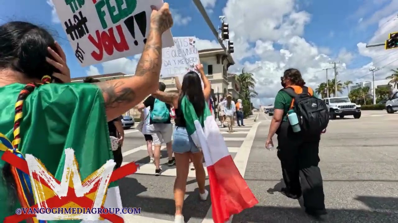WEST PALM BEACH, FLORIDA – JUNE 14 “No Kings Day” protest