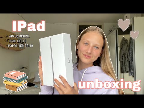 IPAD UNBOXING! Unpacking and setting up the iPad 2020 (8th generation) (Goodnotes).