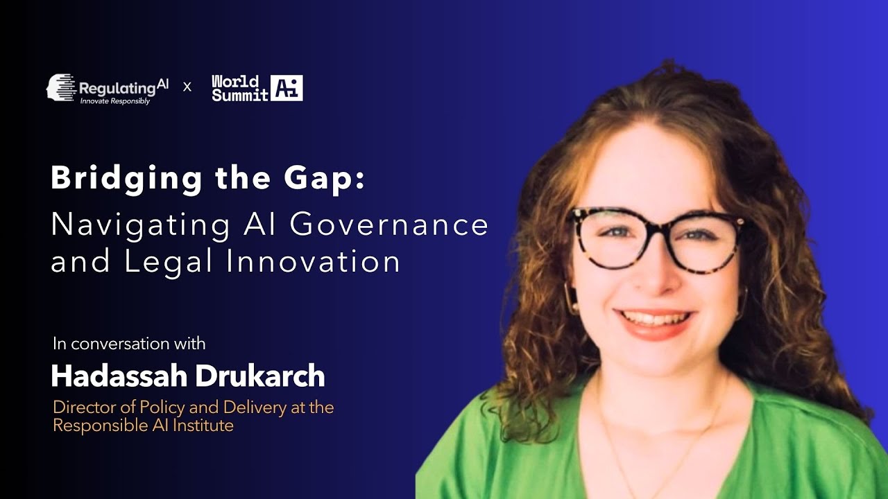Bridging the Gap:Navigating AI Governance and Legal Innovation with Hadassah Drukarch