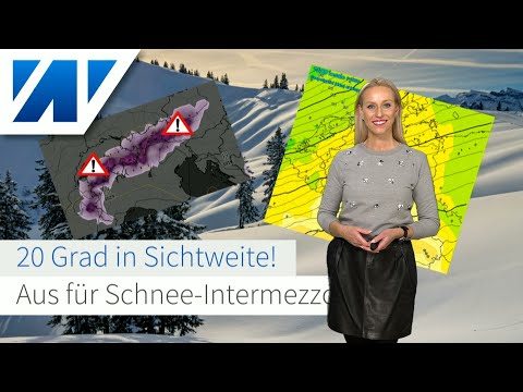 Krass: Schon wieder 20°C im Anmarsch! Blitzwinter in den Alpen ist aus und vorbei.