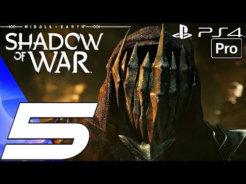 SHADOW OF WAR - Gameplay Walkthrough Part 5 - Nazgul Boss Fight (PS4 PRO)