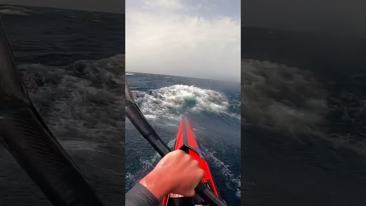 Surfski downwind