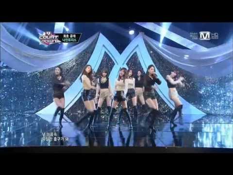 Nine Muses comeback - Wild [live on Mnet M! Countdown] [130509]