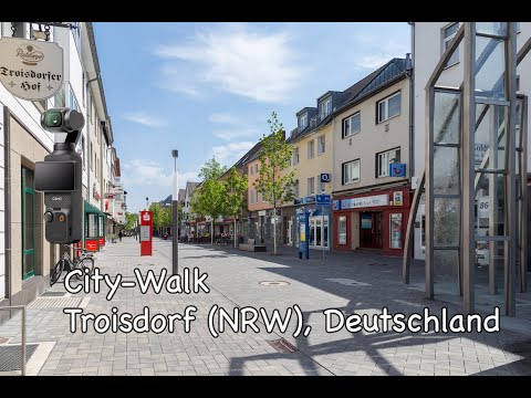 DJI Osmo Pocket 3 I Citywalk Troisdorf Deutschland in 4K (2025)