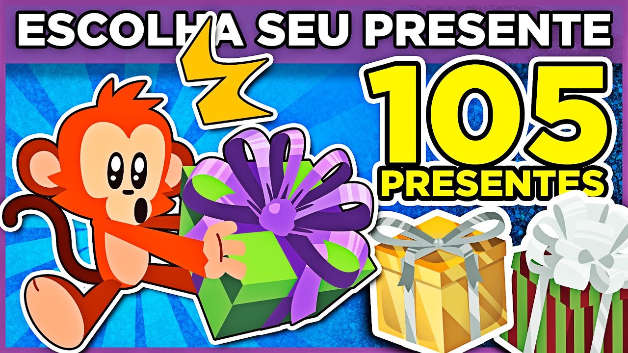 🎁🦝 ESCOLHA SEU PRESENTE | MARATONA MACAQUIZ 🙈 #macaquiz #escolhaseupresente