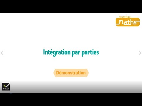 Maths Tle, démonstration : Intégration par parties