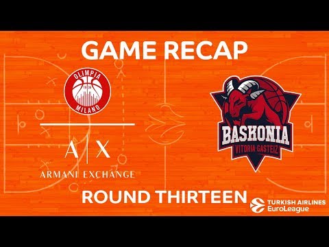 Highlights: AX Armani Exchange Olimpia Milan - Baskonia Vitoria Gasteiz