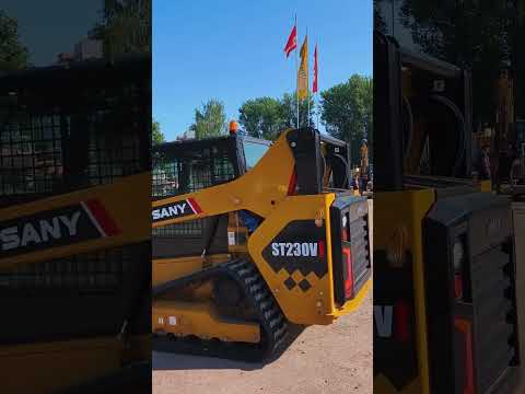 SANY ST230V skid steer loader #excavator #skidsteerloader #excavator #transport #construction