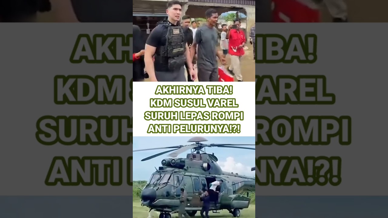 AKHIRNYA TIBA! KDM SUSUL VAREL SURUH LEPAS ROMPI ANTI PELURUNYA!?! #kdmterbaru #varrelbramasta #fyp