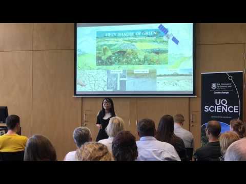 Yunru (Chloe) Lai delivers her three-minute thesis at the Science Faculty Final 3MT, UQ Australia
