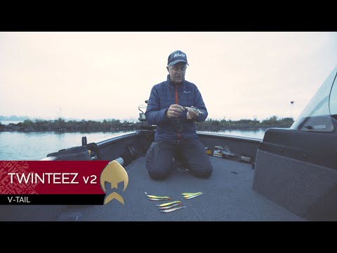 Guma Westin Twinteez V2 V-Tail 6,5cm 1g - Bass Hunter film wideo