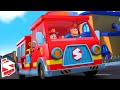 The Big Red Firetruck Firefighter To The Rescue Nursery Rhymes And Baby Songs With Super Supreme