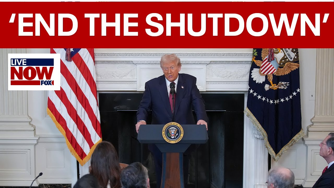 Trump addresses record government shutdown