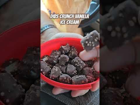 So Yummy Nestlé Dibs Crunch Vanilla Ice Cream #shorts #new #satisfying #viral #subscribe #icecream
